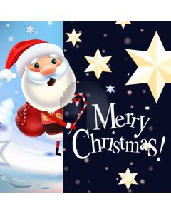 Santa Claus Stars Computer Printed Photography Backdrop ABD-021