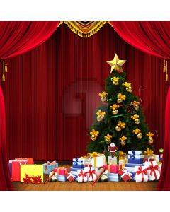 Gift Tree Curtain Computer Printed Photography Backdrop ABD-055