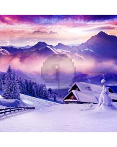 Snow Mountain Computer Printed Photography Backdrop ABD-064