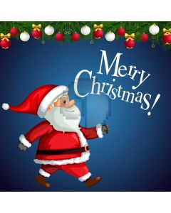 Santa Claus Bell Computer Printed Photography Backdrop ABD-078
