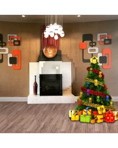 Light Gift Christmas Tree Computer Printed Photography Backdrop ABD-086