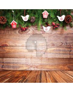 Mistletoe Bell Floor Computer Printed Photography Backdrop ABD-124