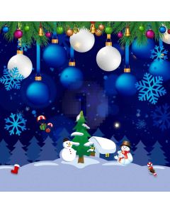 Bell Snow Mistletoe Computer Printed Photography Backdrop ABD-130