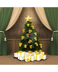 Satr Gift Tree Curtain Computer Printed Photography Backdrop ABD-139