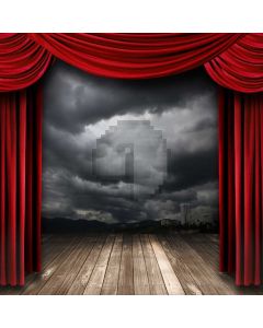 Curtain Storm Floor Computer Printed Photography Backdrop ABD-140