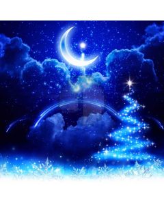 Star Cloud Sky Christmas Computer Printed Photography Backdrop ABD-150