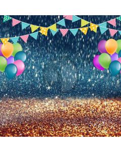 Flag Balloon Earth Computer Printed Photography Backdrop ABD-183
