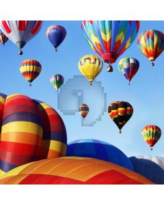 Balloon Sky View Scene Computer Printed Photography Backdrop ABD-187