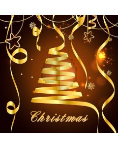 Christmas Tree Light Star Computer Printed Photography Backdrop ABD-216