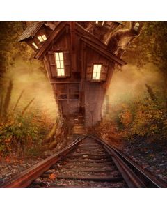 House Light Track Computer Printed Photography Backdrop ABD-236