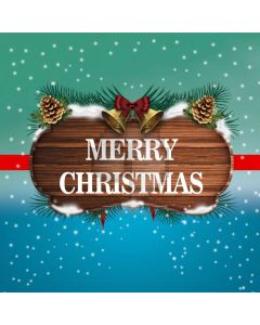 Mistletoe Wood Bell Computer Printed Photography Backdrop ABD-237