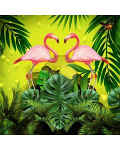 Animal Bird Leaves Mistletoe Computer Printed Photography Backdrop ABD-252