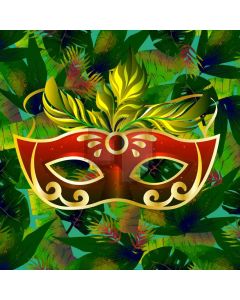 Mask Leaves Computer Printed Photography Backdrop ABD-272