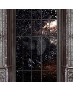 Window Jungle Computer Printed Photography Backdrop ABD-285