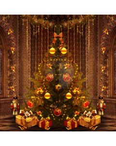 Mistletoe Toy Present Computer Printed Photography Backdrop ABD-301