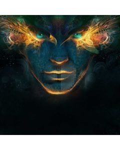 Human Face Mask Computer Printed Photography Backdrop ABD-306
