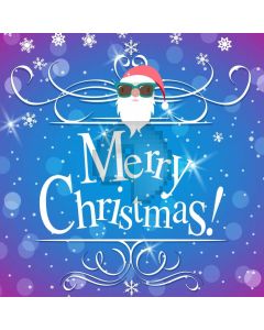 Santa Clause Snowflake Computer Printed Photography Backdrop ABD-318