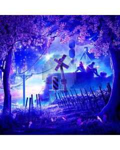 Lovers Crossing Tree Computer Printed Photography Backdrop ABD-325