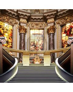 Architecture Stairs Computer Printed Photography Backdrop ABD-346