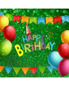 Birthday Green Computer Printed Photography Backdrop ABD-357