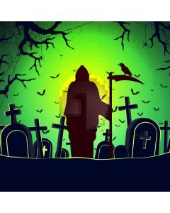 Death Coffin Computer Printed Photography Backdrop ABD-391