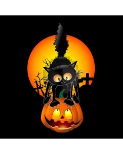 Halloween Cat Moon Computer Printed Photography Backdrop ABD-397