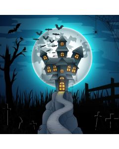Castle Bat Wood Computer Printed Photography Backdrop ABD-402