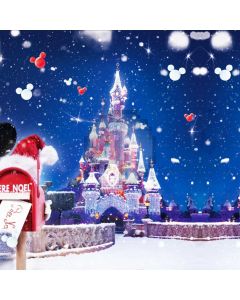 Building Snowflake Computer Printed Photography Backdrop ABD-421