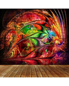 Graffiti Colors Computer Printed Photography Backdrop ABD-435