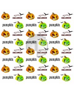 Pumpkin Halloween Computer Printed Photography Backdrop ABD-449