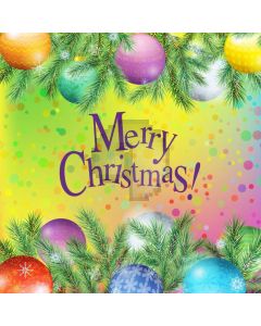 Christmas Bell Fir Tree Computer Printed Photography Backdrop ABD-451
