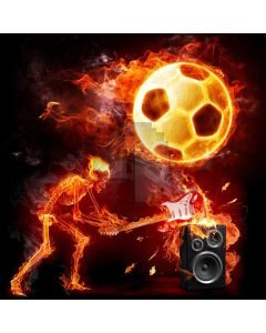 Football Guitar Computer Printed Photography Backdrop ABD-454