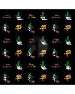 Halloween Broom Elf Computer Printed Photography Backdrop ABD-462