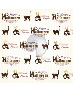 Halloween Cat Computer Printed Photography Backdrop ABD-472