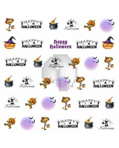 Halloween Scarecrow Broom Computer Printed Photography Backdrop ABD-479