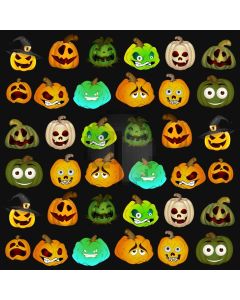 Halloween Pumpkin Computer Printed Photography Backdrop ABD-481