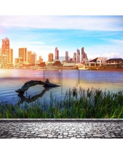 Building Plant River Computer Printed Photography Backdrop ABD-537