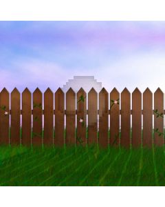 Fence Grassland Computer Printed Photography Backdrop ABD-542