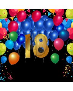 Anniversary Balloon Birthday Computer Printed Photography Backdrop ABD-575