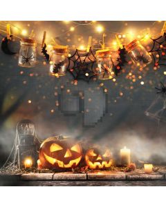 Candle Cobweb Light Computer Printed Photography Backdrop ABD-583