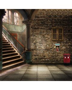 Stairs Wall Pillar Computer Printed Photography Backdrop ABD-601