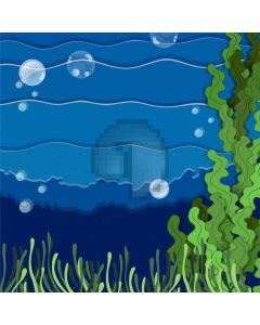 Water Seaweeds Ocean Computer Printed Photography Backdrop ABD-678
