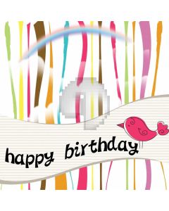 Stripe Colors Birthday Computer Printed Photography Backdrop ABD-691