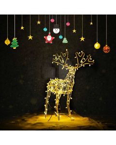 Reindeer Star Fir Tree Computer Printed Photography Backdrop ABD-718