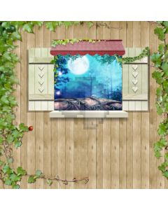 Window Leaves Beetel Computer Printed Photography Backdrop ABD-740