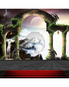 Stairs Lightning Arch Computer Printed Photography Backdrop ABD-759