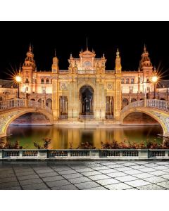 Palace Sea Rail Computer Printed Photography Backdrop ABD-771