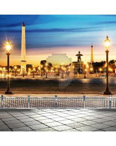 Light Tower Rail Path Computer Printed Photography Backdrop ABD-785