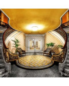 Light Plant Chairs Stairs Computer Printed Photography Backdrop ABD-790