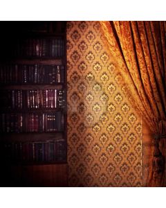 Bookshelf Curtain Computer Printed Photography Backdrop ABD-819